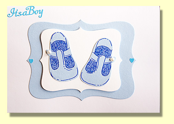 Its a Boy Greeting Card Hand Made