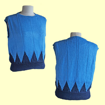 Sleevless 1940 knitwear vintage goods
